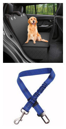 Pet Car Hammock Seat Protector with Zipper