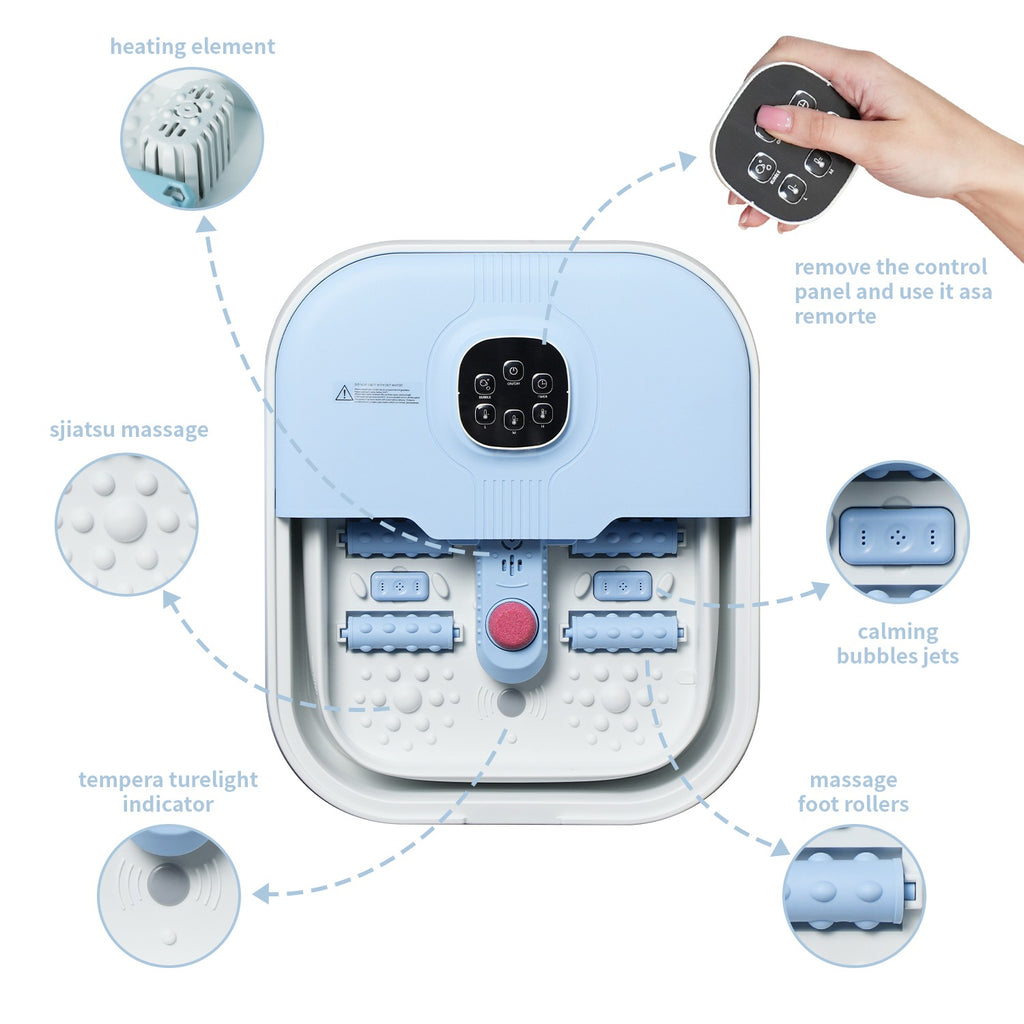 Electric Collapsible Foot Spa Massager for Home