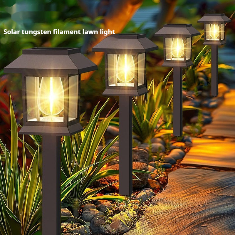 Vintage Solar Garden Landscape Light