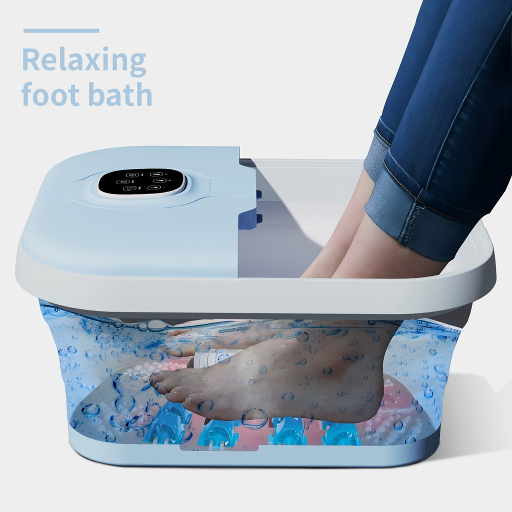 Electric Collapsible Foot Spa Massager for Home