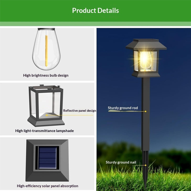 Vintage Solar Garden Landscape Light