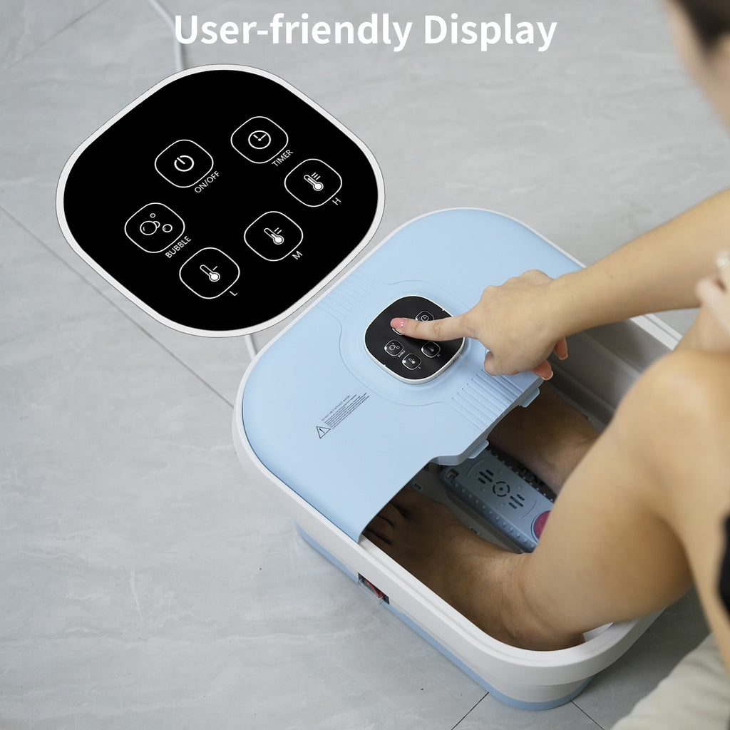 Electric Collapsible Foot Spa Massager for Home